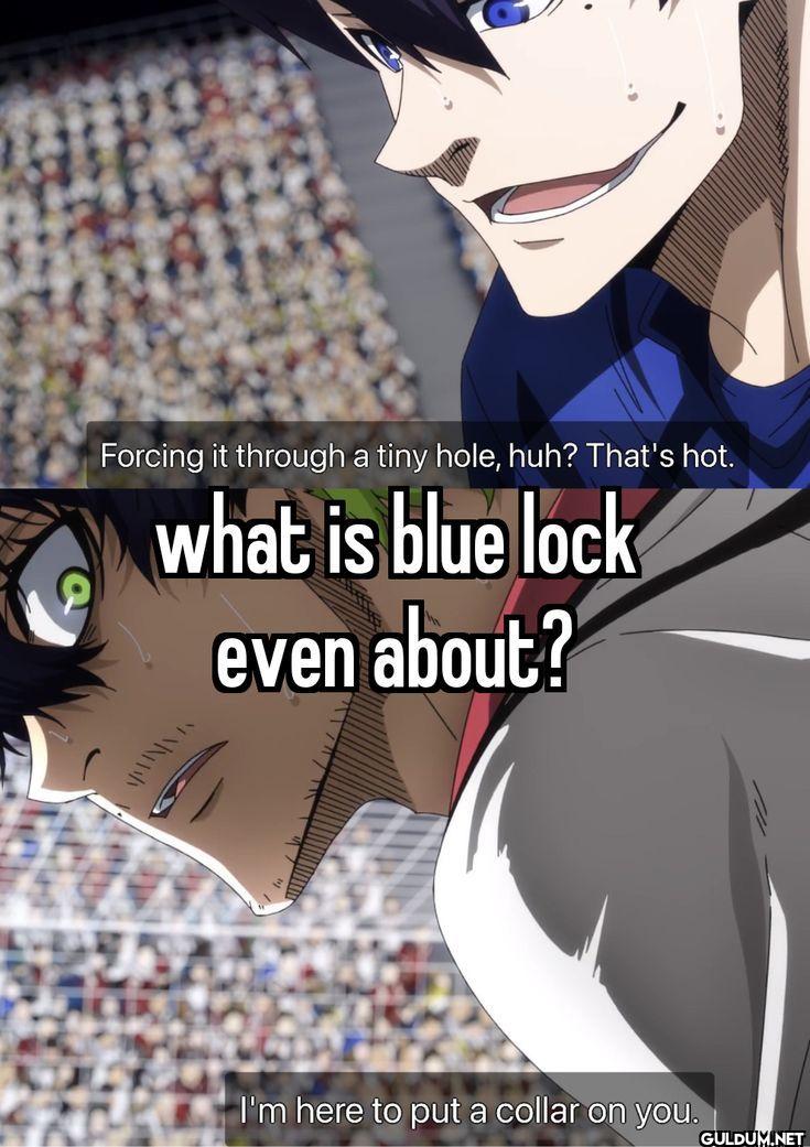 Forcing it through a tiny...