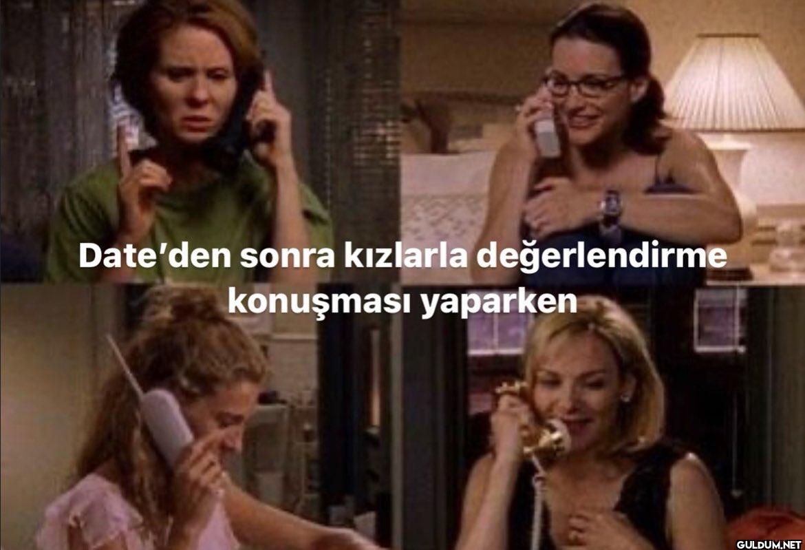 Date'den sonra kızlarla...