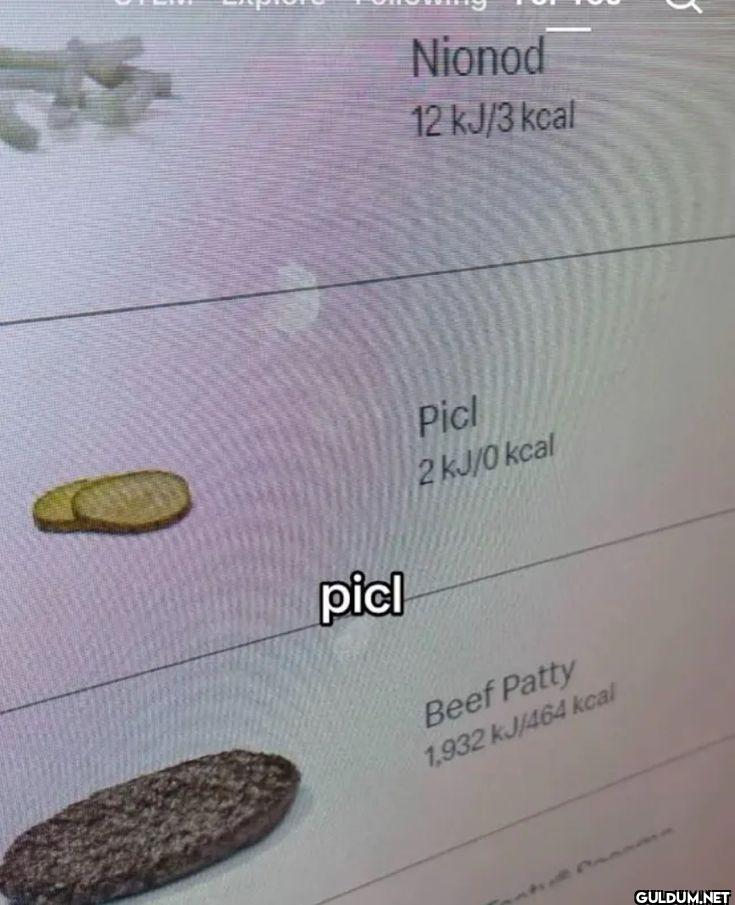 Nionod 12 kJ 3 kcal Picl 2...