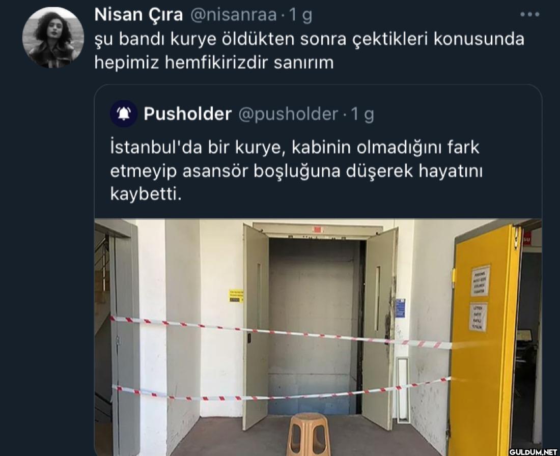. 1 g şu bandı kurye...