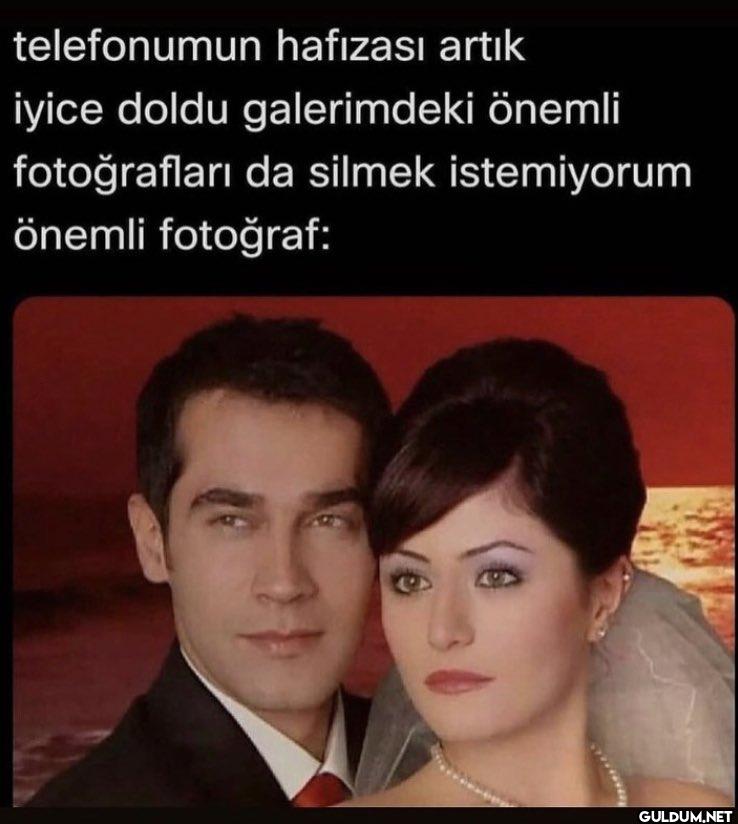 telefonumun hafızası artık...