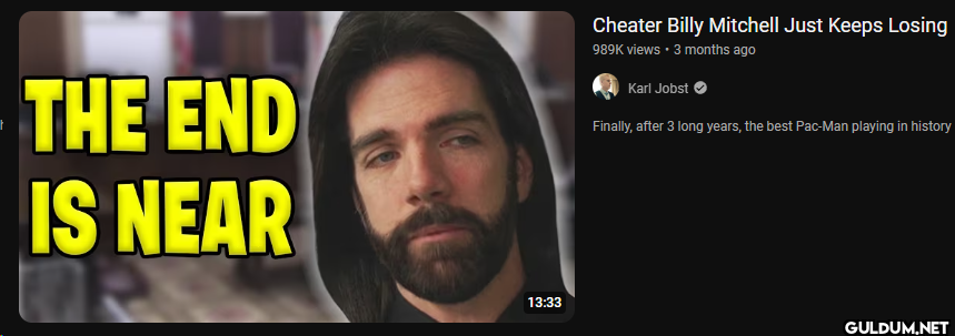 THE END IS NEAR Cheater...