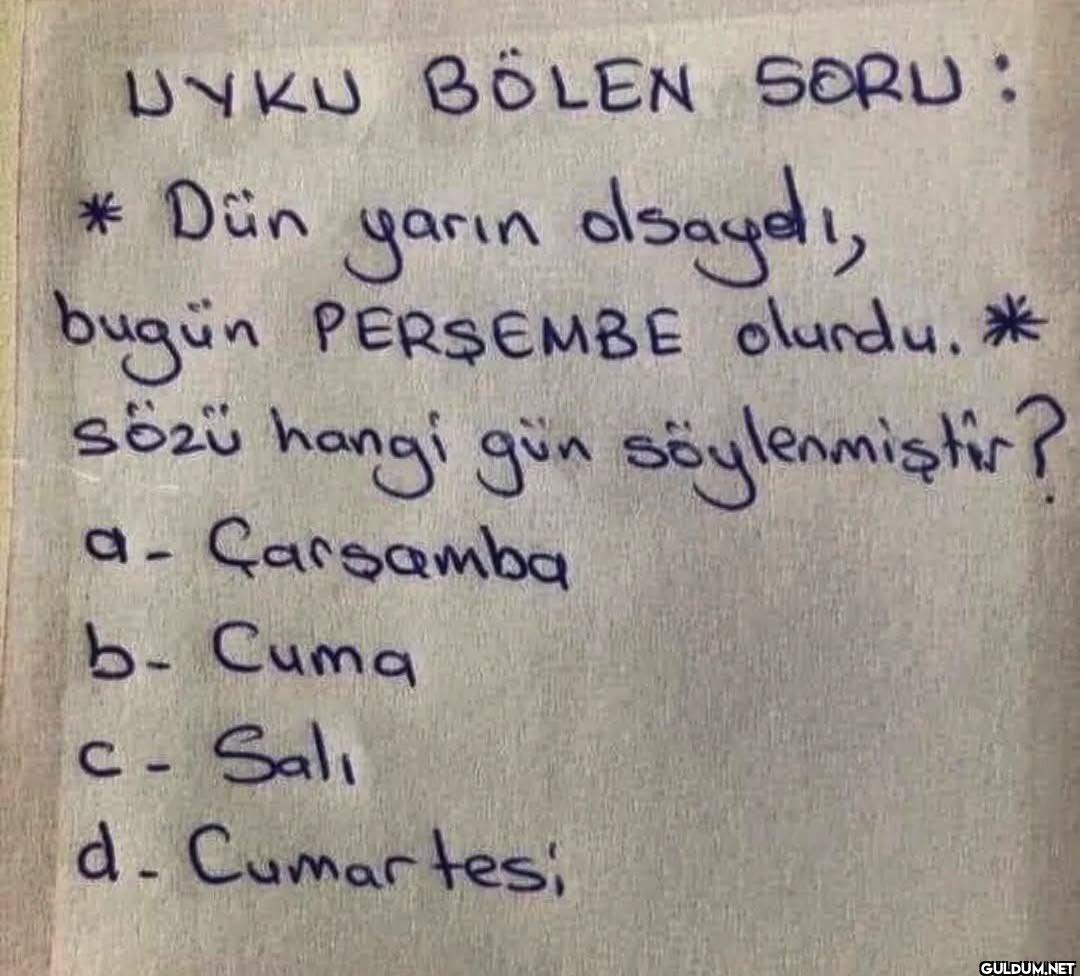Cevap nedirrr`??    UYKU...