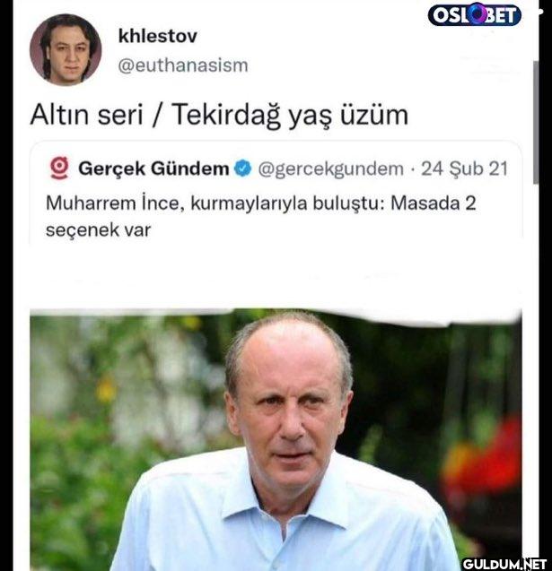 Altın seri / Tekirdağ yaş...