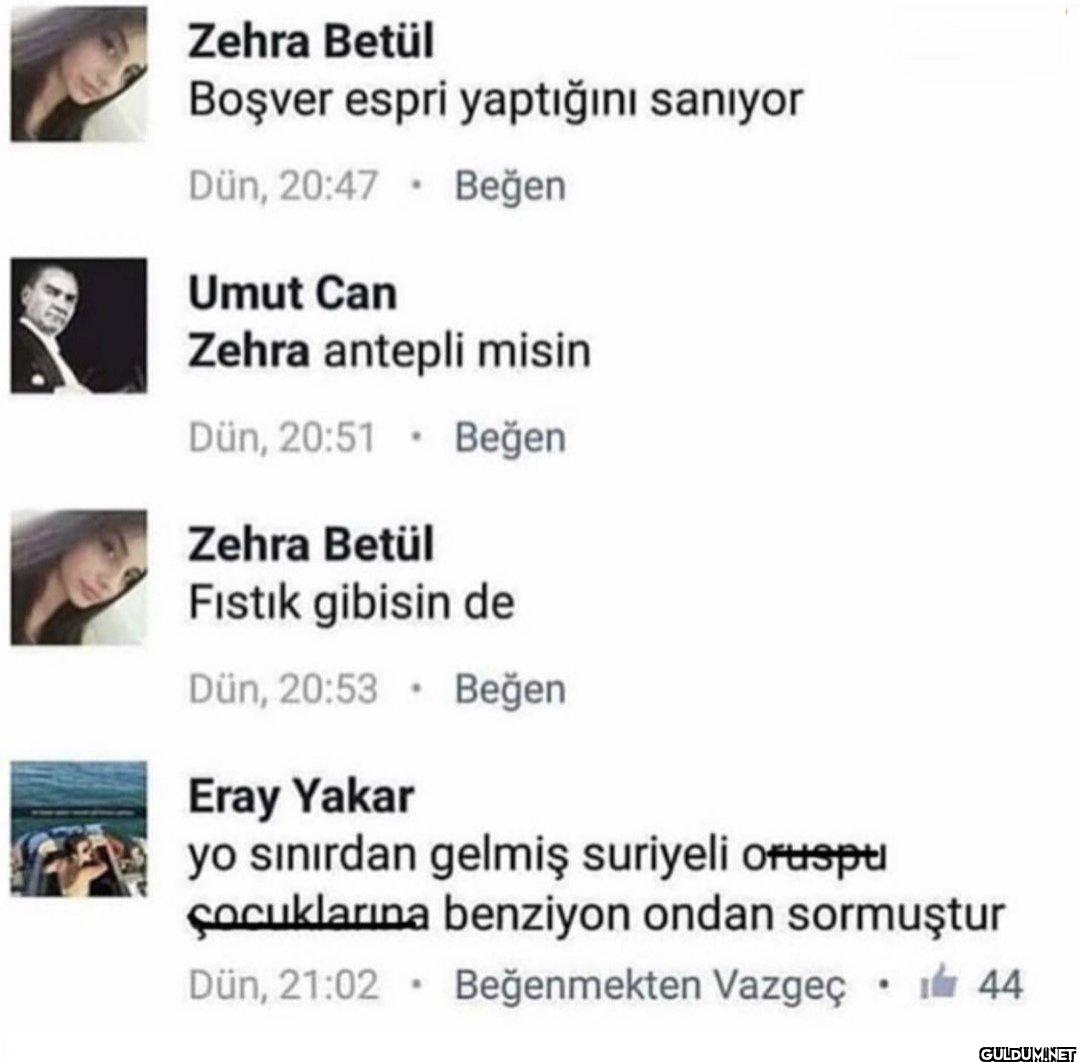 Zehra Betül Boşver espri...