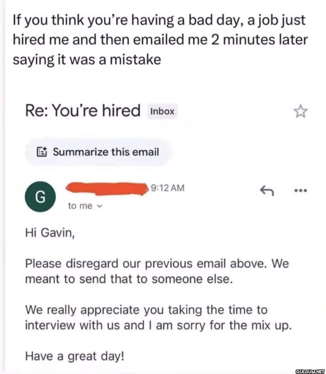 The audacity to even say...