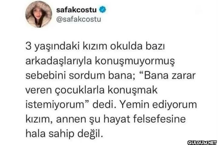 3 yaşındaki kızım okulda...