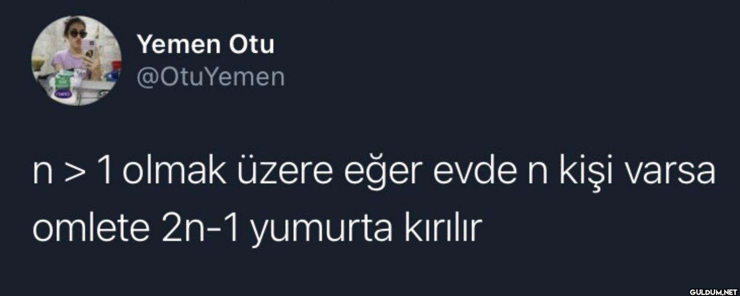 n > 1 olmak üzere eğer...