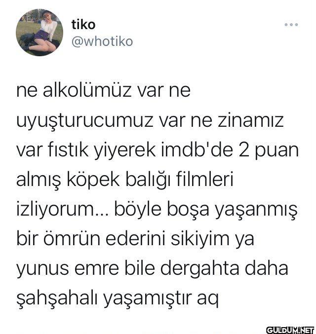 ne alkolümüz var ne...