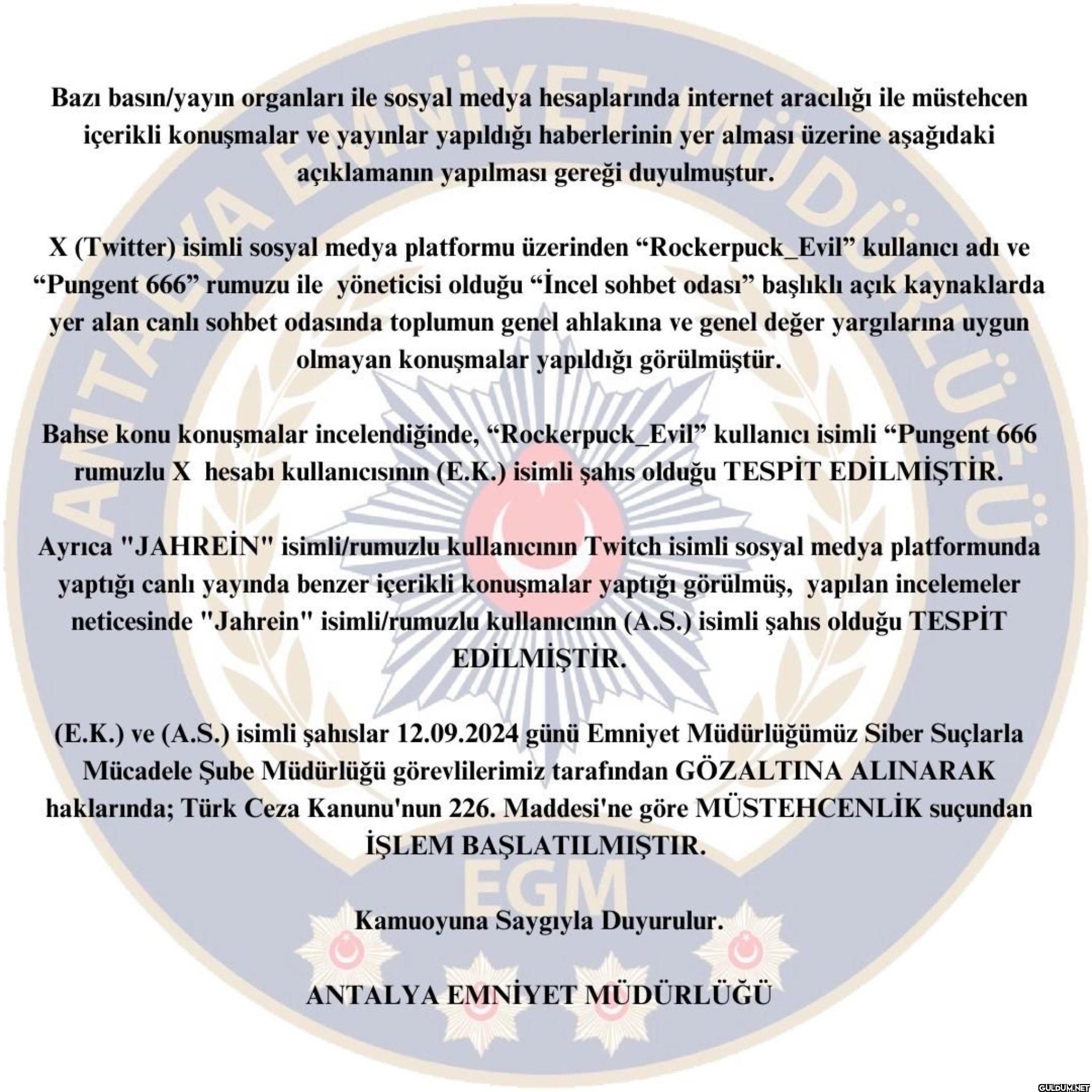 SON DAKİKA  Antalya...