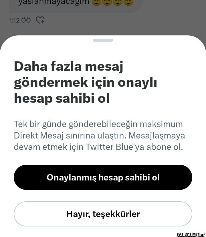 😿 yaslanma yacagım 1:12 ÖÖ...