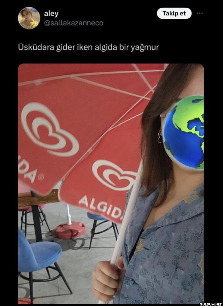 Üsküdara gider iken algida...