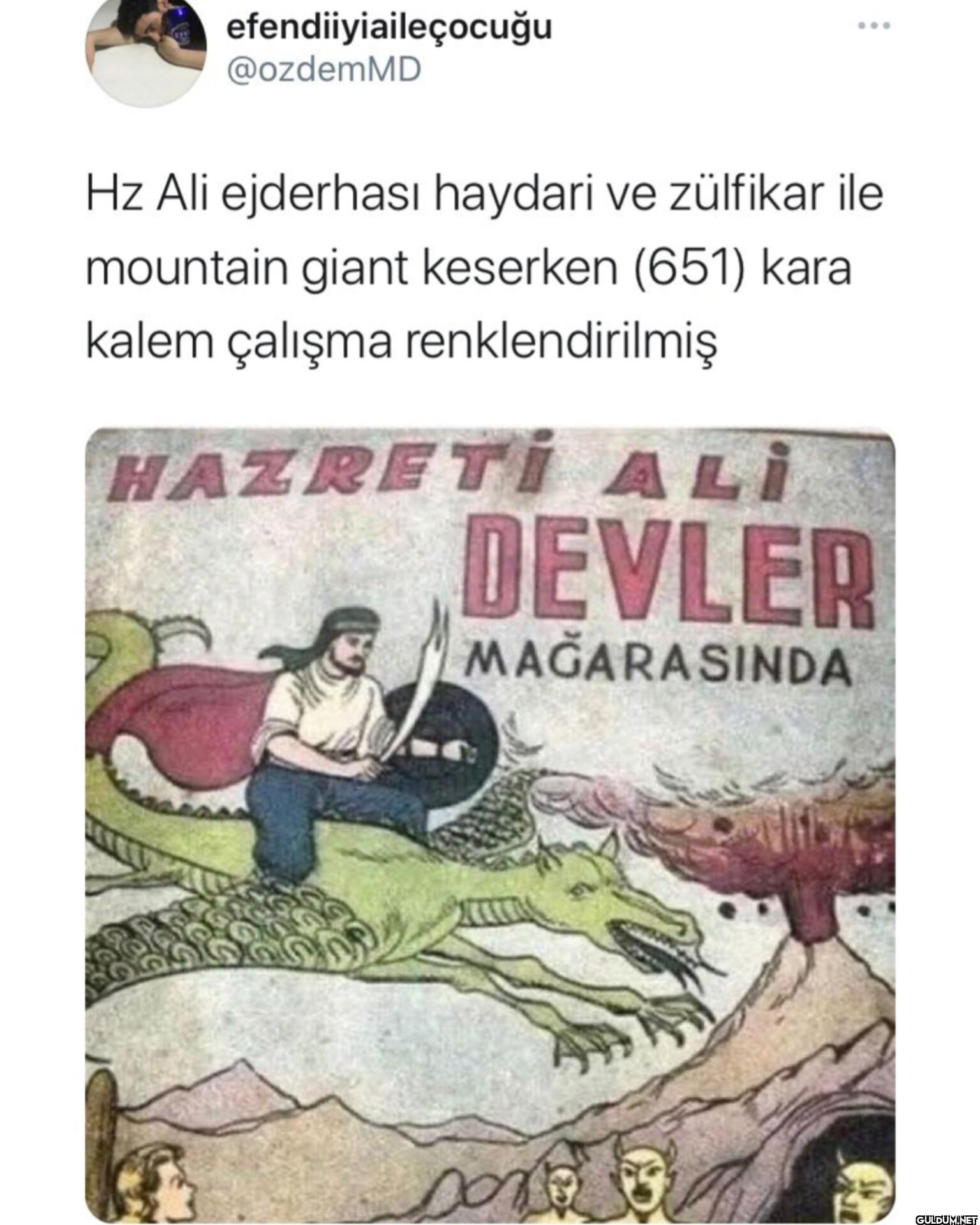 Hz Ali ejderhası haydari...