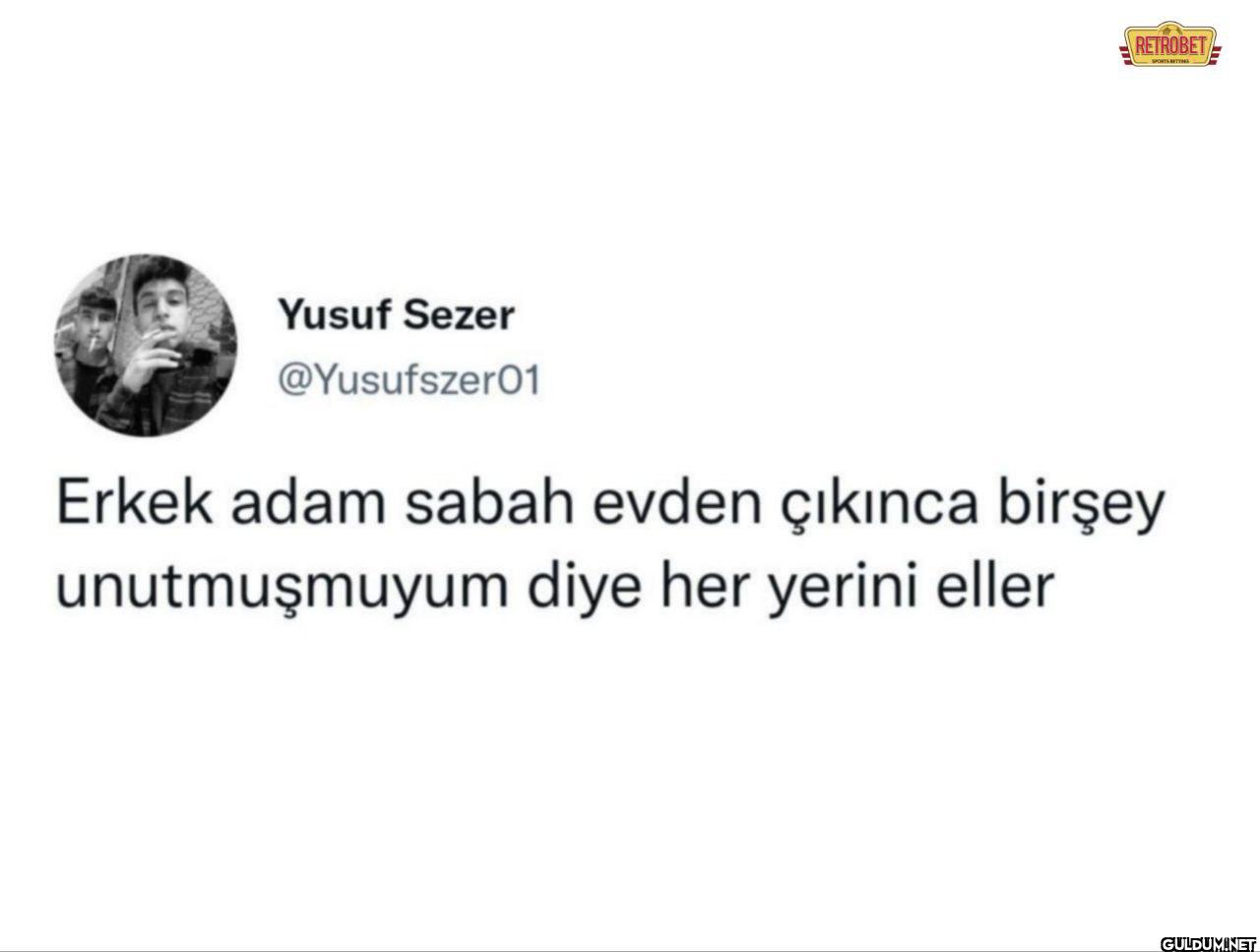 Erkek adam sabah evden...