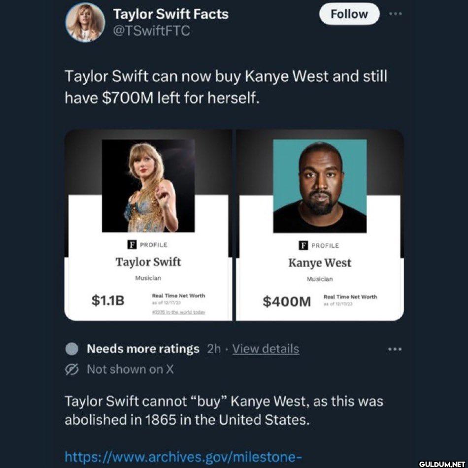 Follow Taylor Swift can...