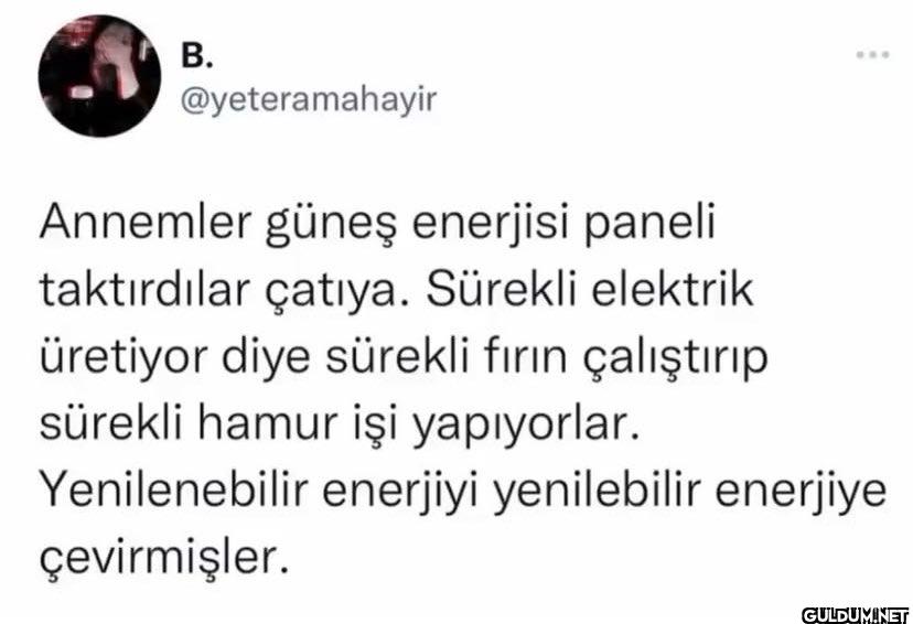 Annemler güneş enerjisi...
