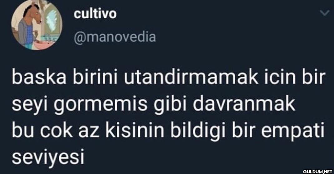 baska birini utandirmamak...