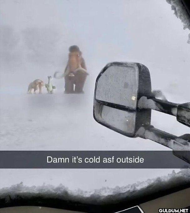 Damn it's cold asf outside