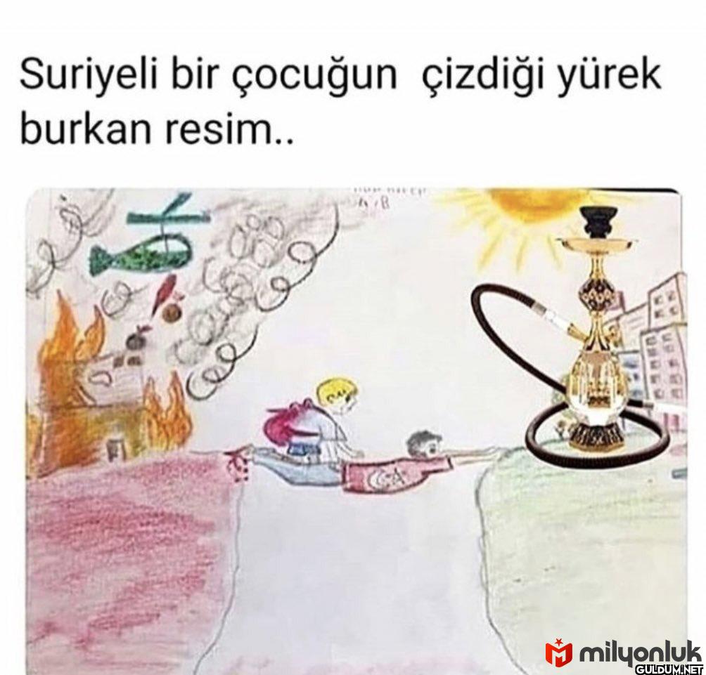 Suriyeli bir çocuğun...