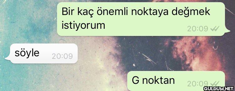 Bir kaç önemli noktaya...