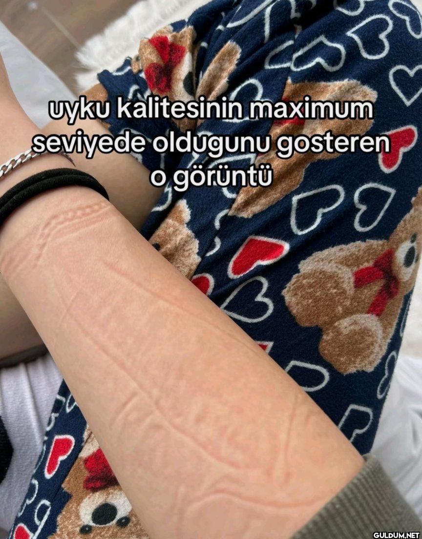 uyku kalitesinin maximum...
