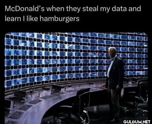 McDonald's when they steal...