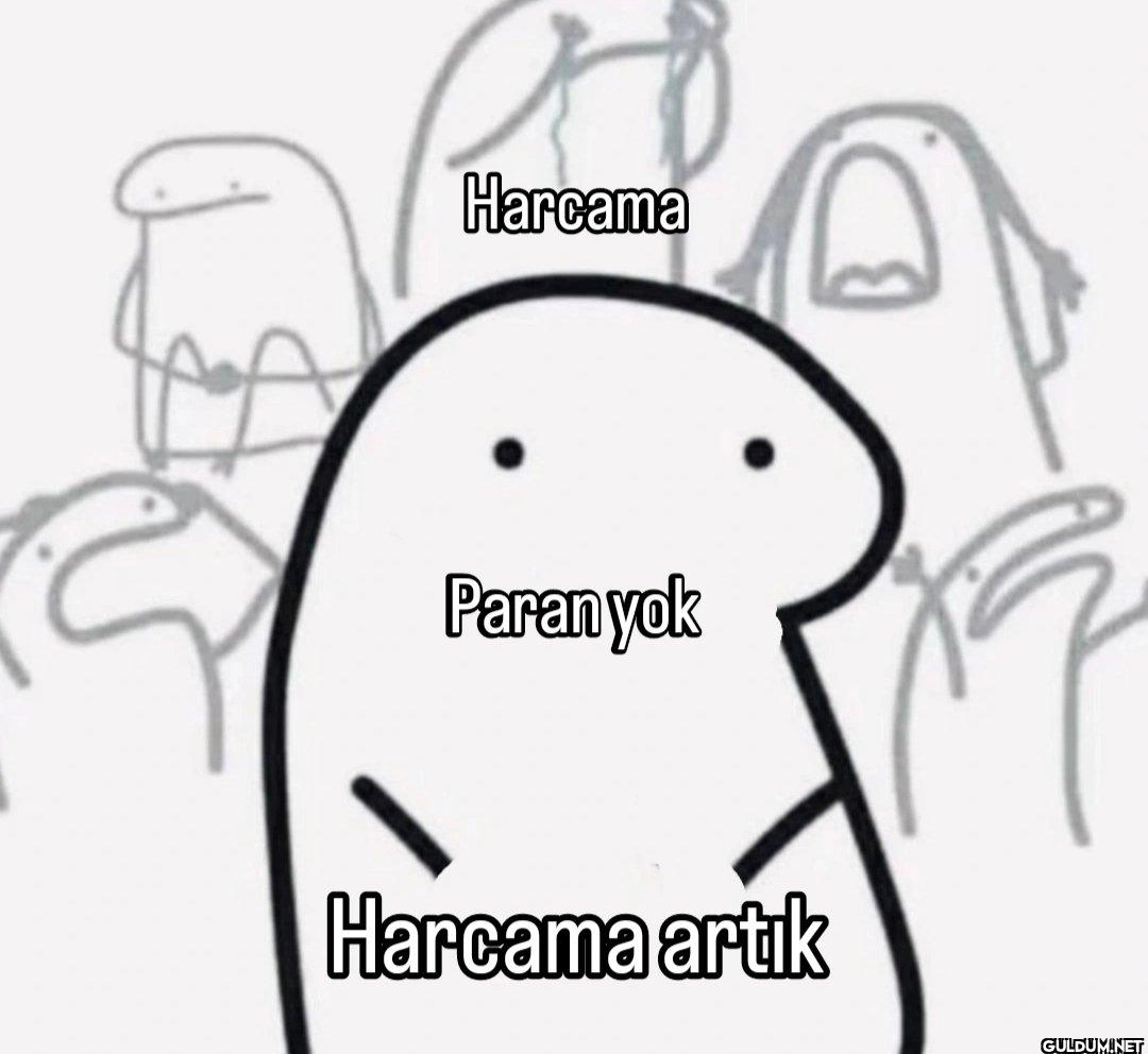 Harcama Paran yok Harcama artık