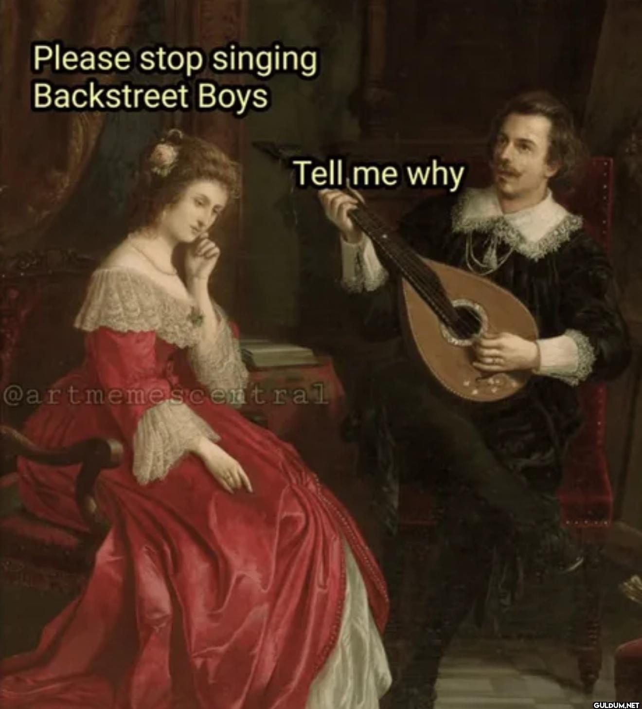 Please stop singing...