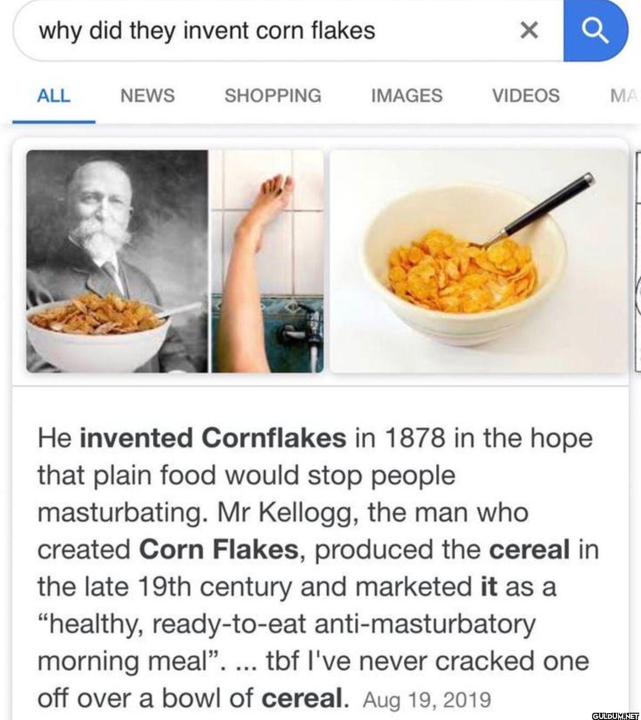 why did they invent corn...