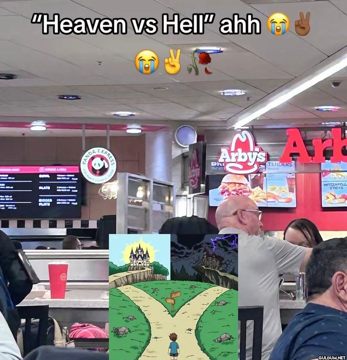 Heaven vs Hell ahh PANDA...