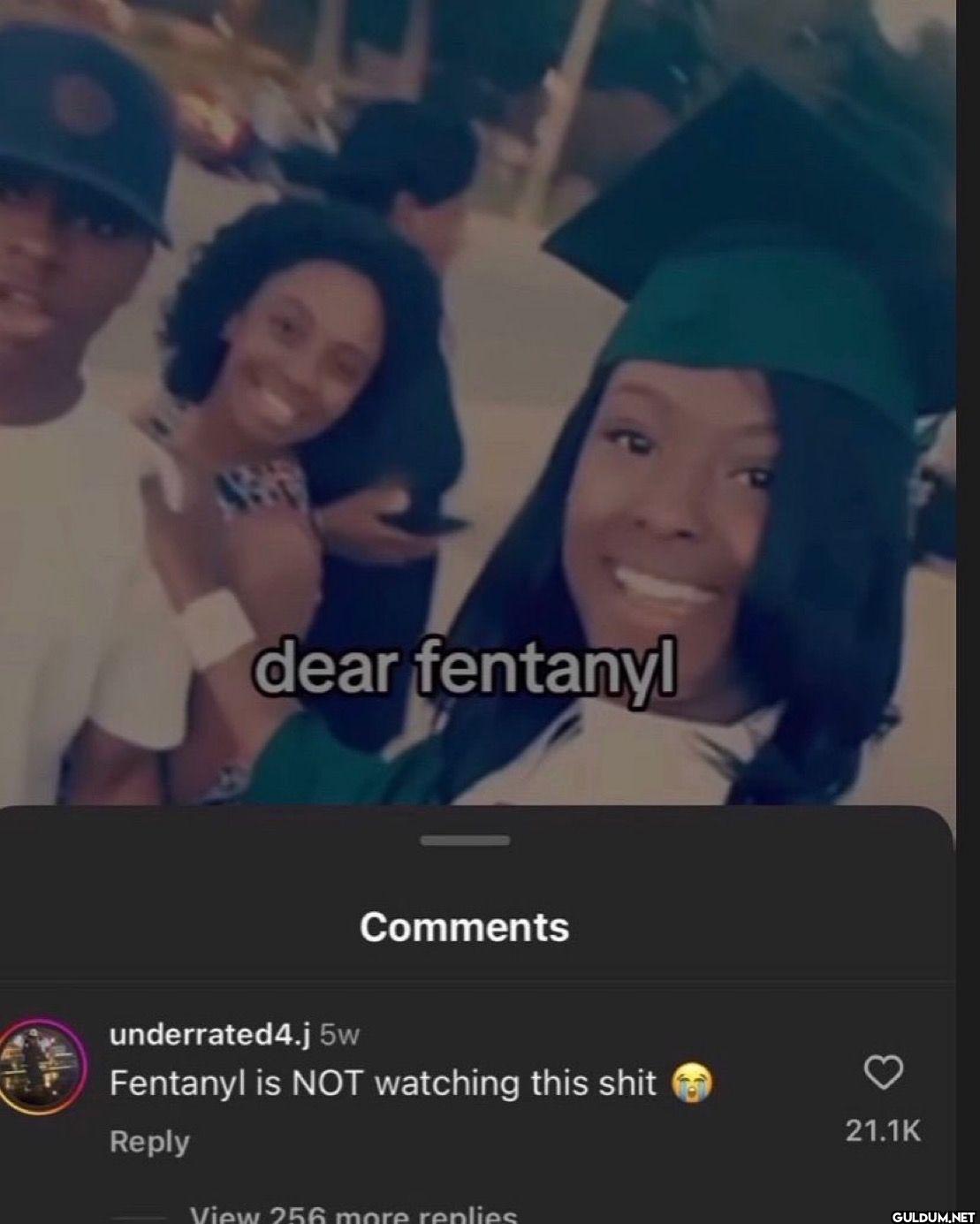 dear fentanyl Comments...
