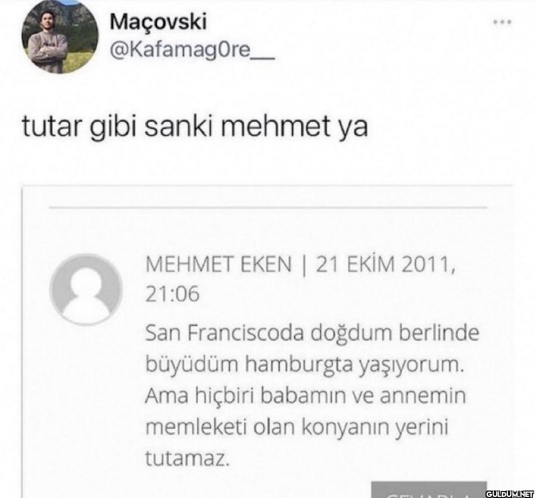 tutar gibi sanki mehmet ya...