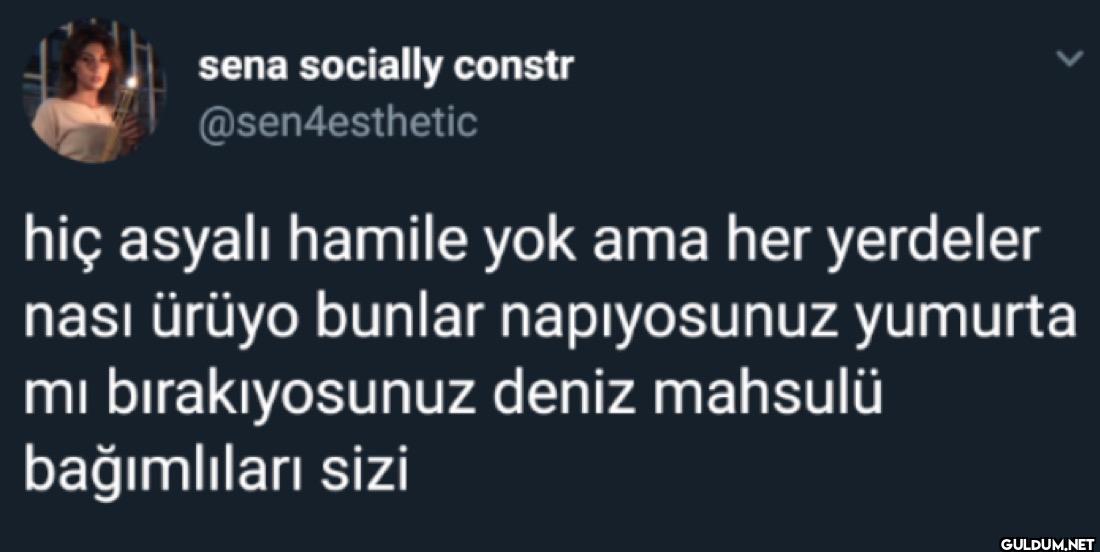 hiç asyalı hamile yok ama...