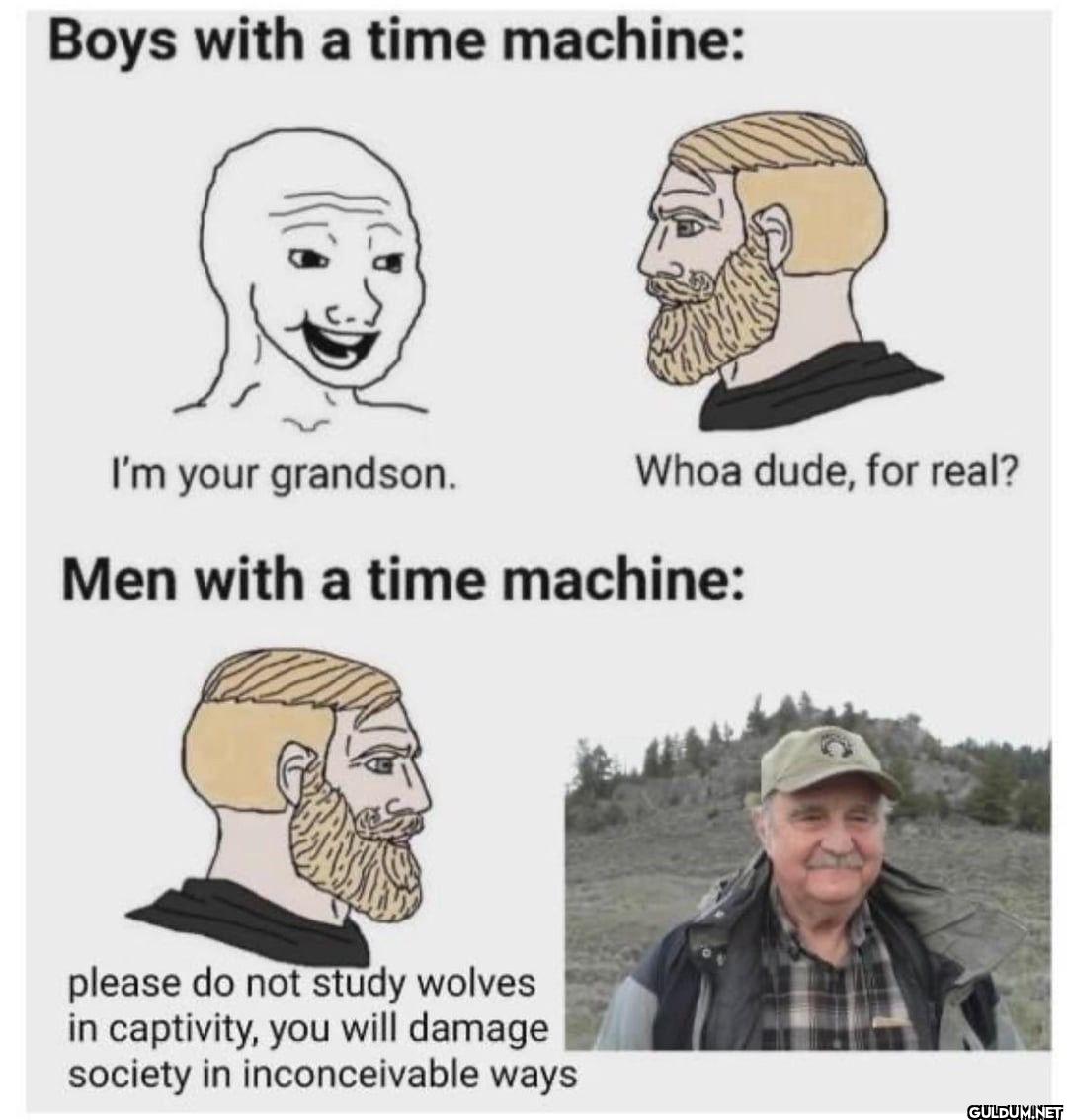 Boys with a time machine:...