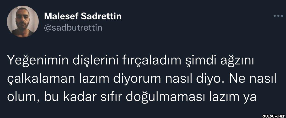Yeğenimin dişlerini...