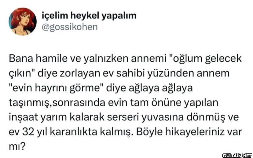 Bana hamile ve yalnızken...