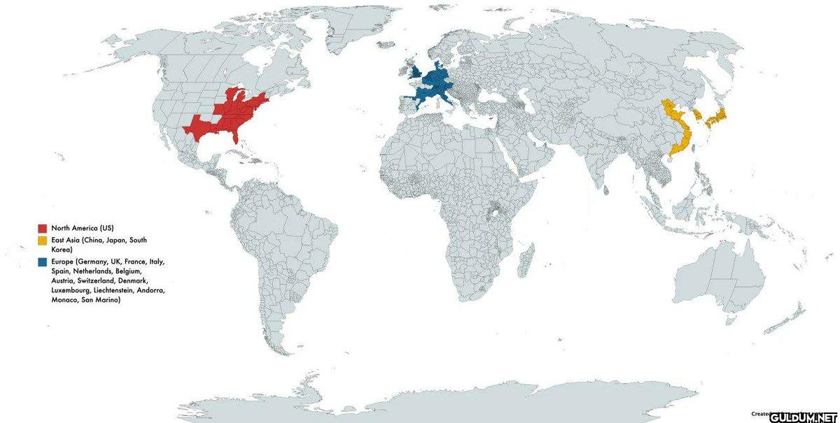 20. These three regions...