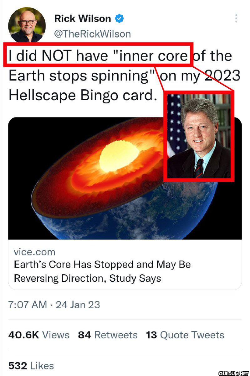 I did NOT have "inner core...