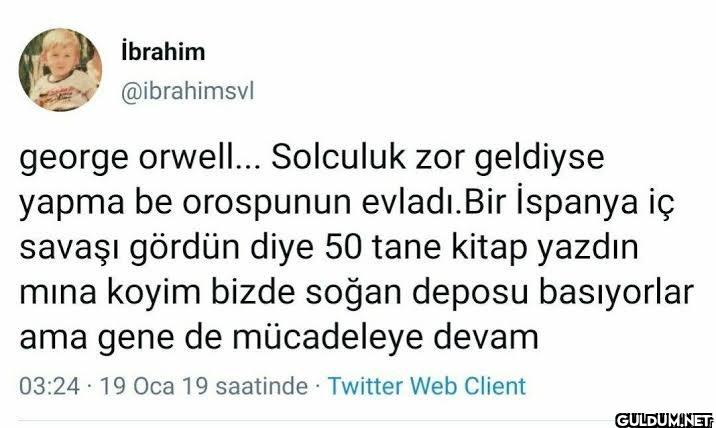 george orwell... Solculuk...
