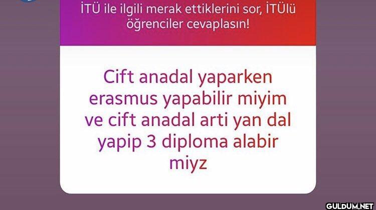 İTÜ ile ilgili merak...