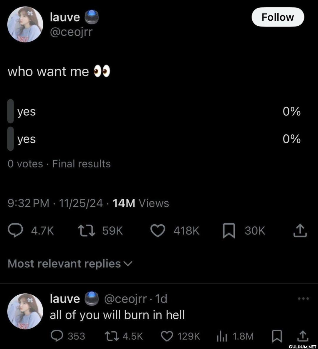 who want me 00 yes yes O...