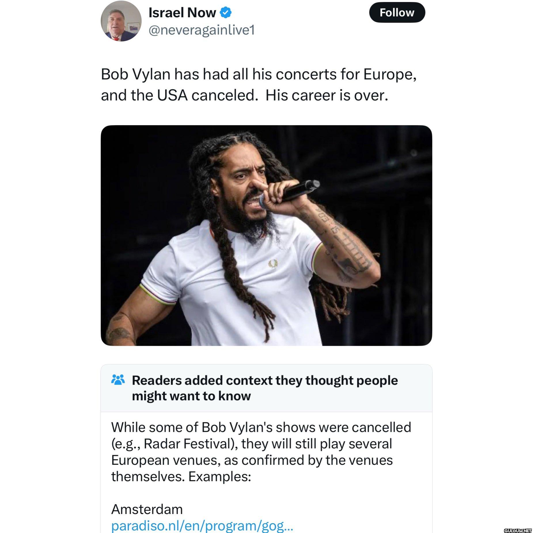 Follow Bob Vylan has had...