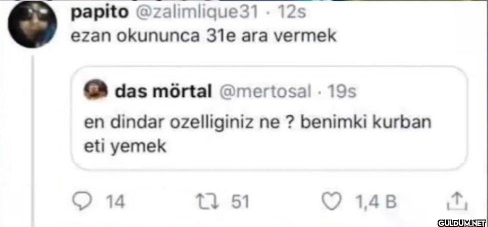 12s ezan okununca 31e ara...