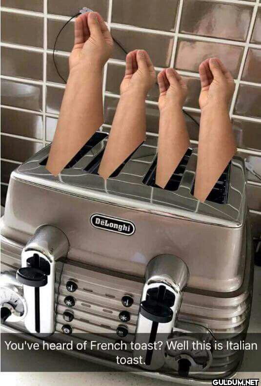 italian toast    DeLonghi...