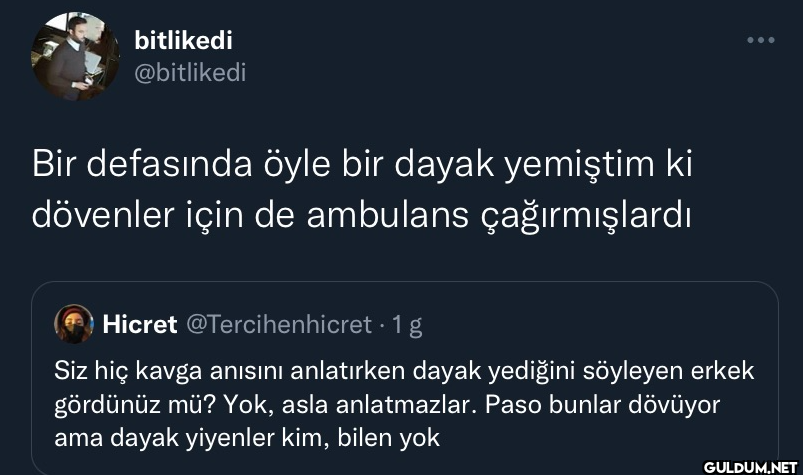 Bir defasında öyle bir...