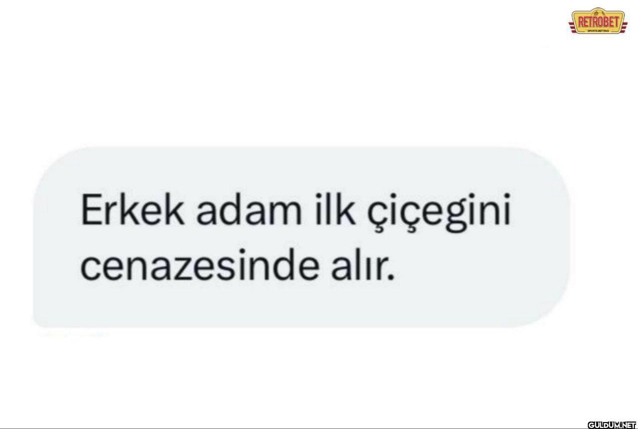 Erkek adam ilk çiçegini...