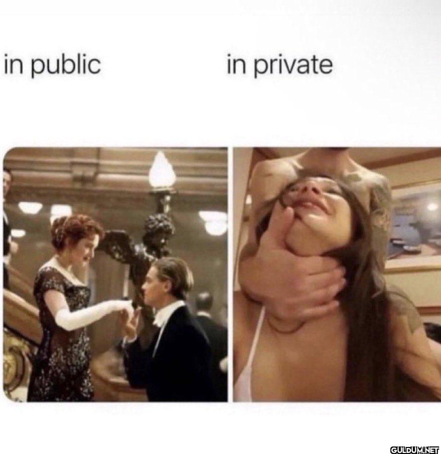 mood    in public in private