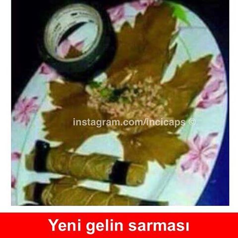 Yeni gelin sarması...