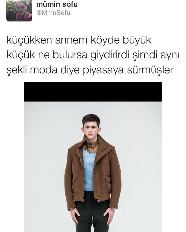 Küçükken annem köyde büyük...