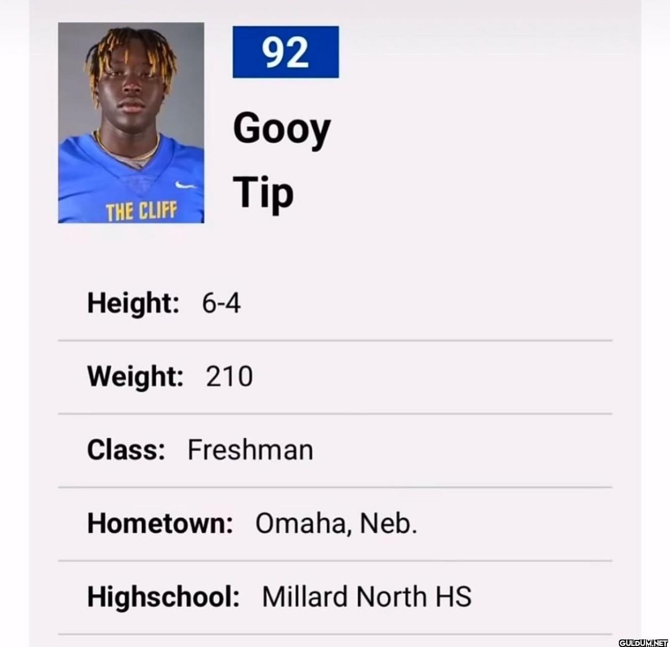 THE CLIFF 92 Gooy Tip...